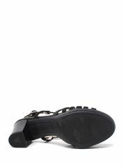 Sandali tacco Nero Cam Valleverde