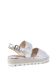 Sandali Argentato Valleverde