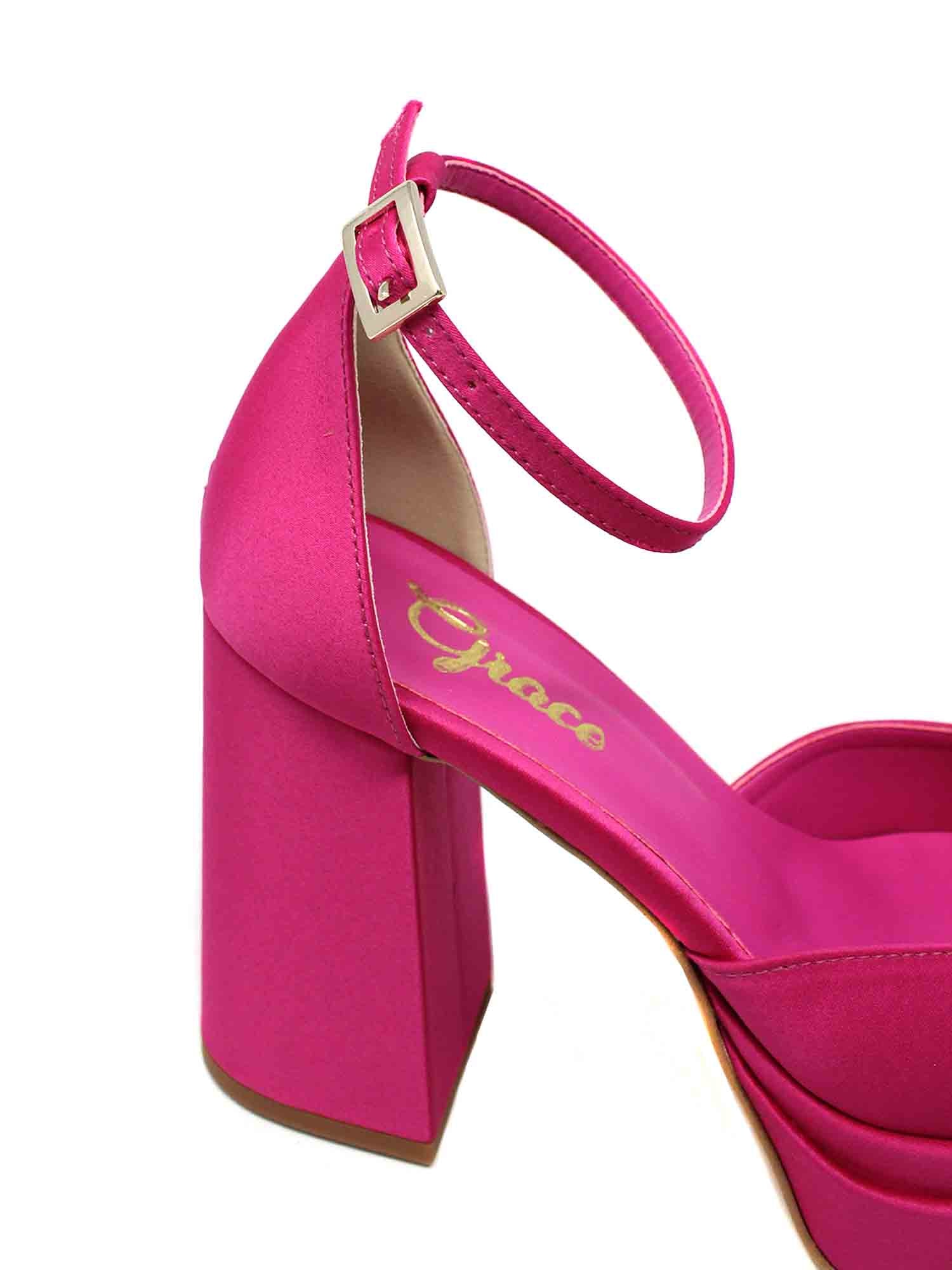 Sandali tacco Rosa Grace Shoes