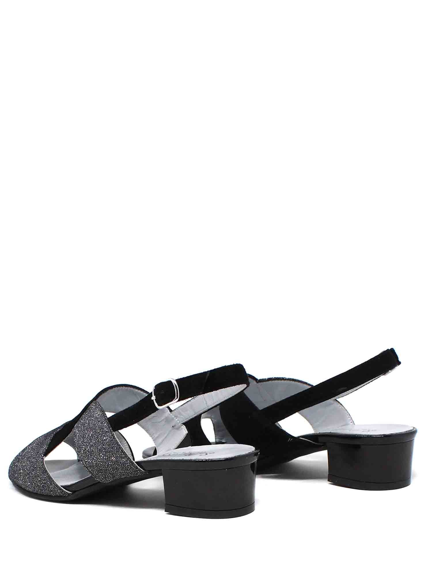 Sandali tacco Nero Soffice Sogno