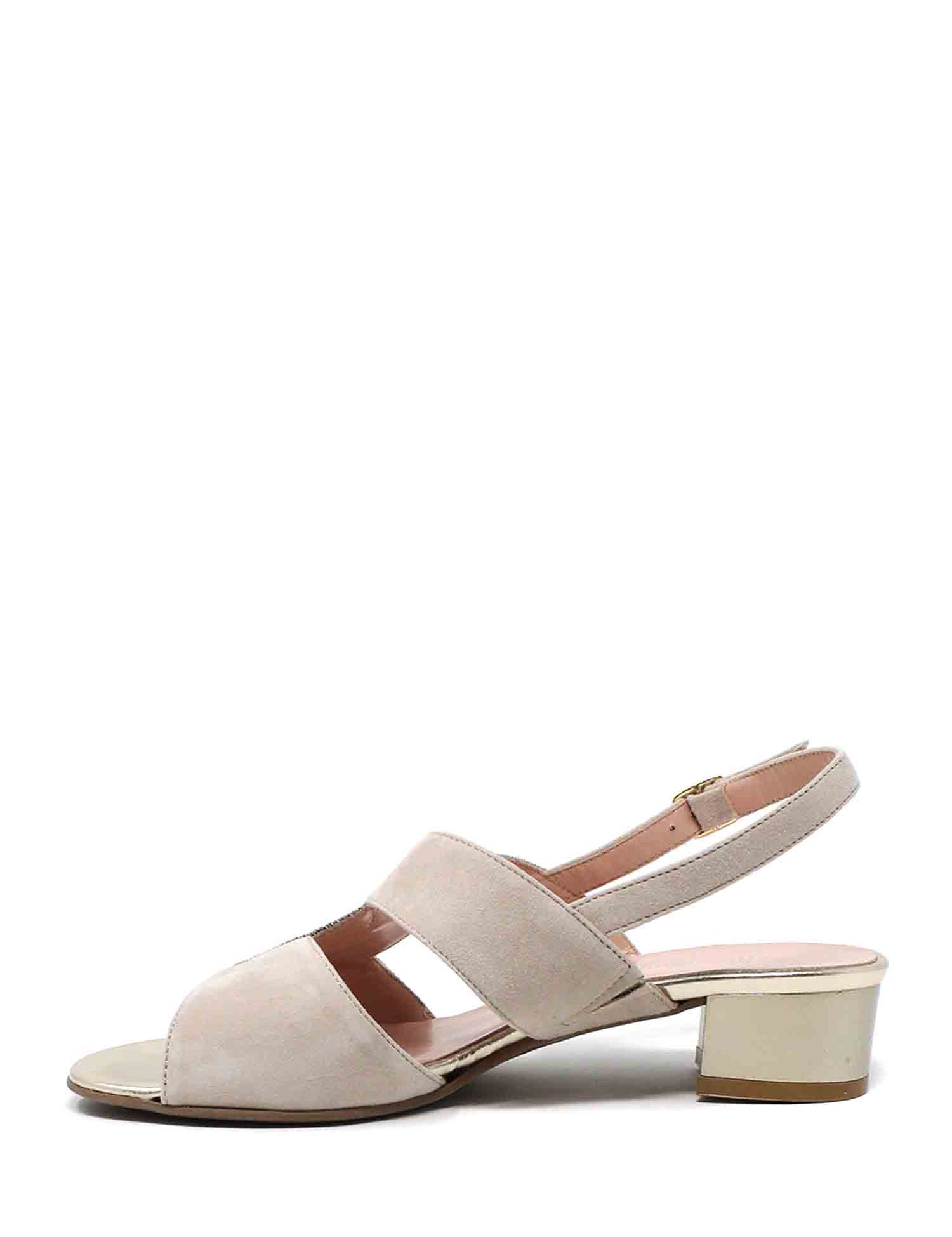 Sandali tacco Beige Soffice Sogno