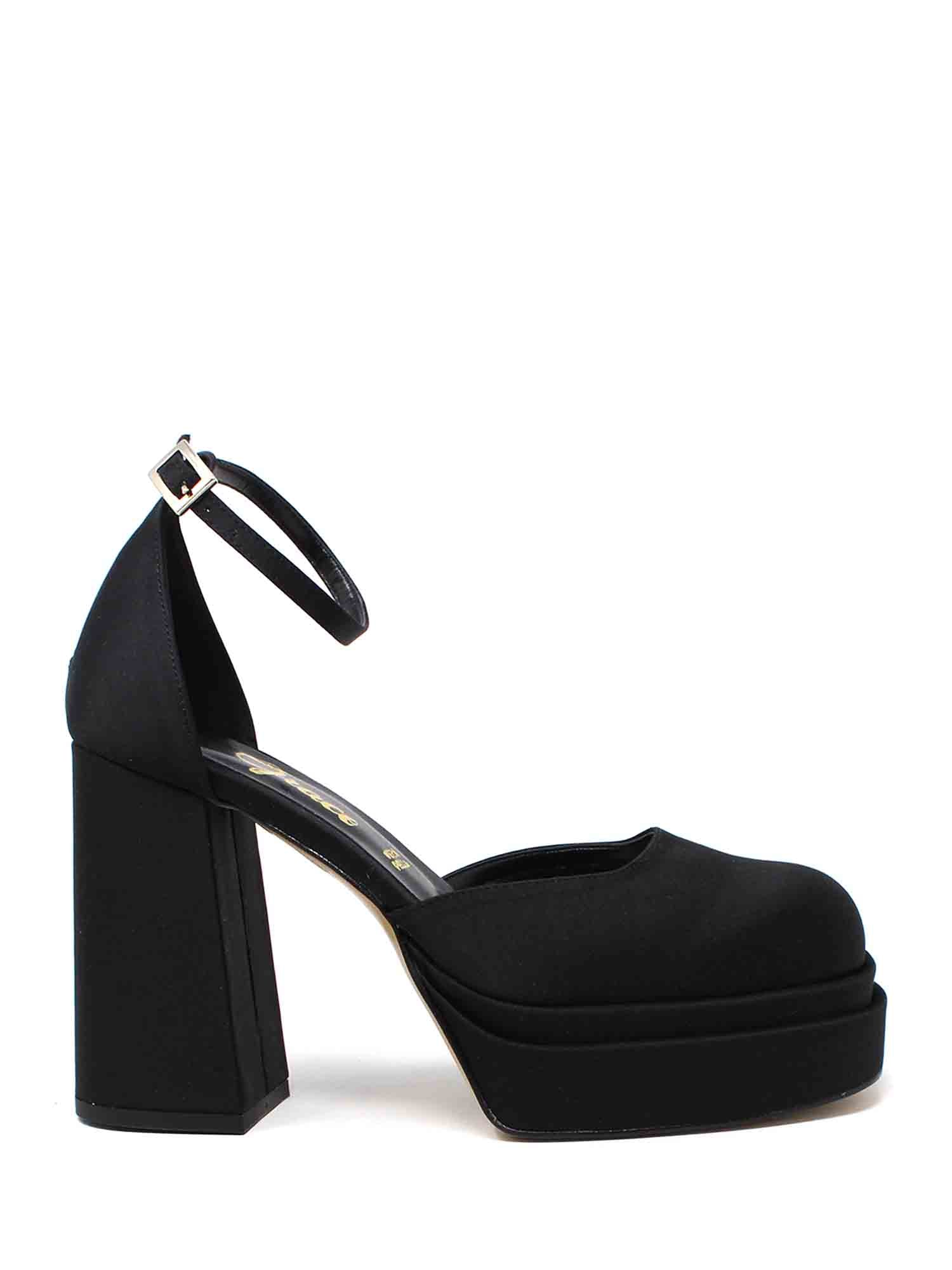 Sandali tacco Nero Grace Shoes