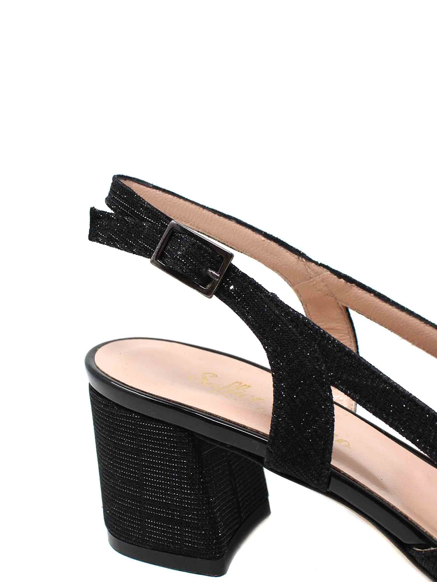 Sandali tacco Nero Soffice Sogno