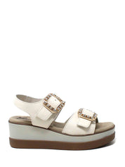 Sandali zeppa Beige Susimoda