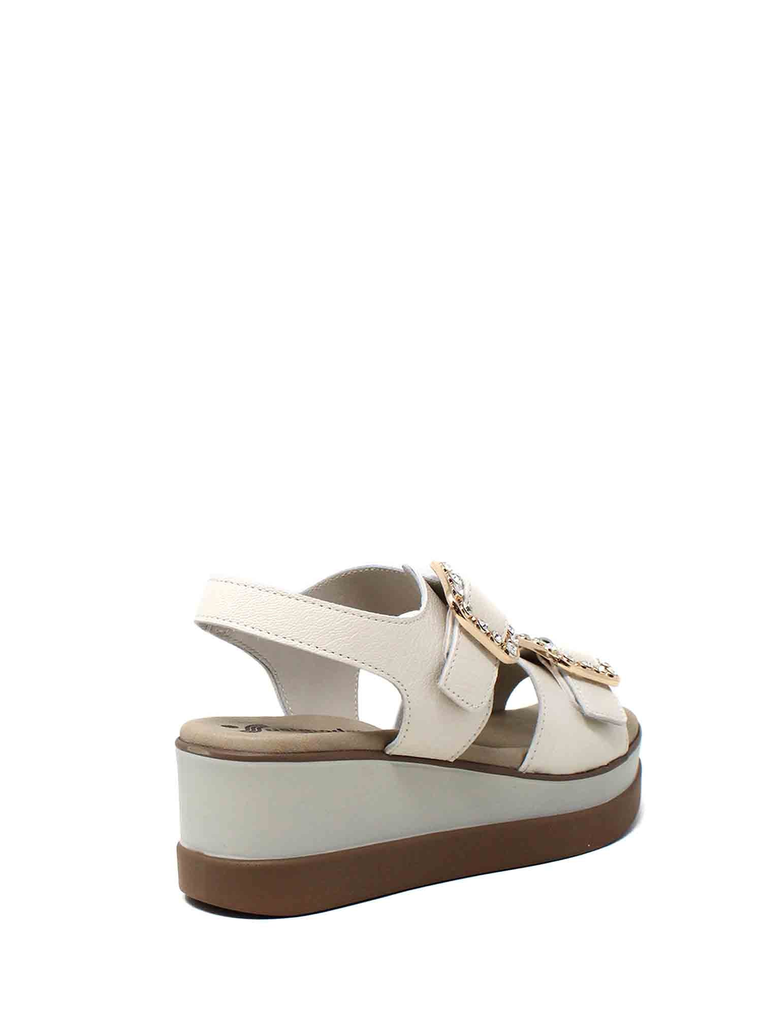 Sandali zeppa Beige Susimoda