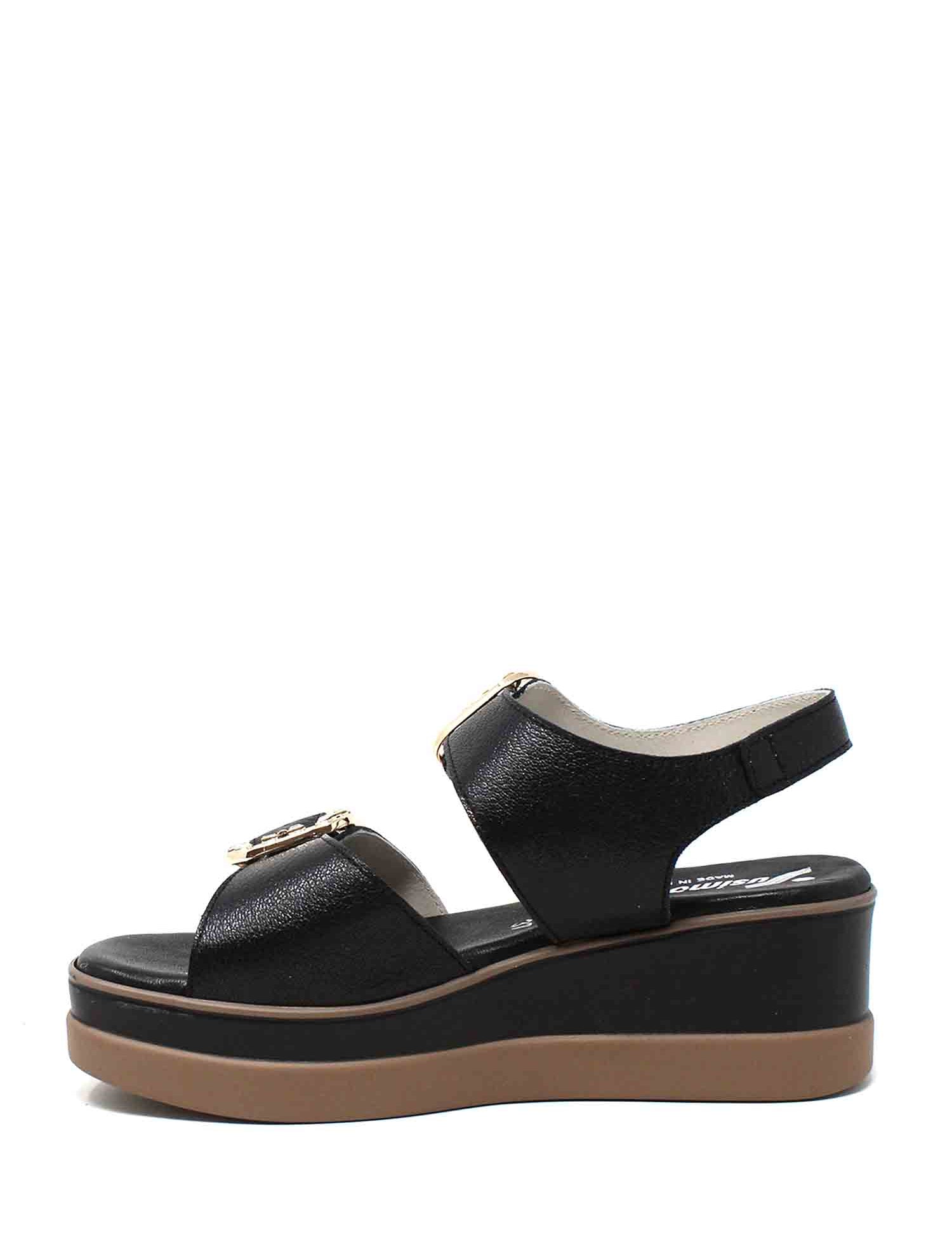 Sandali zeppa Nero Susimoda