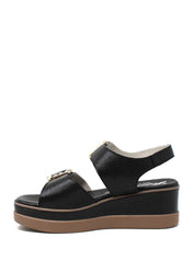 Sandali zeppa Nero Susimoda