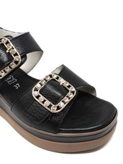 Sandali zeppa Nero Susimoda