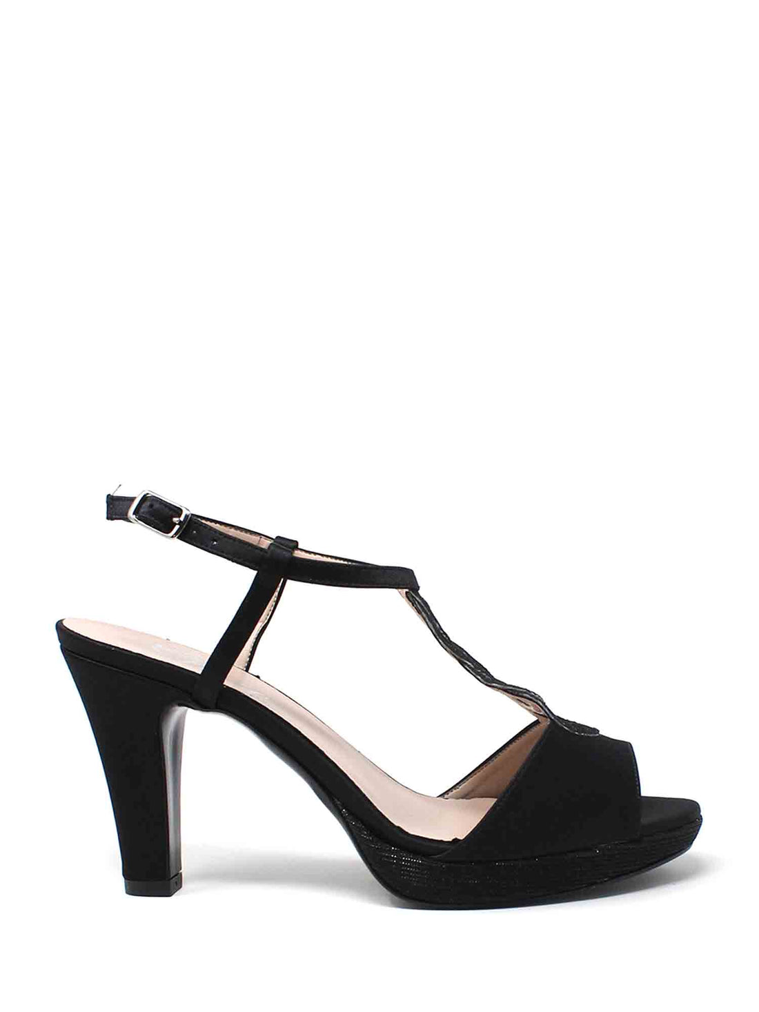 Sandali tacco Nero Grace Shoes