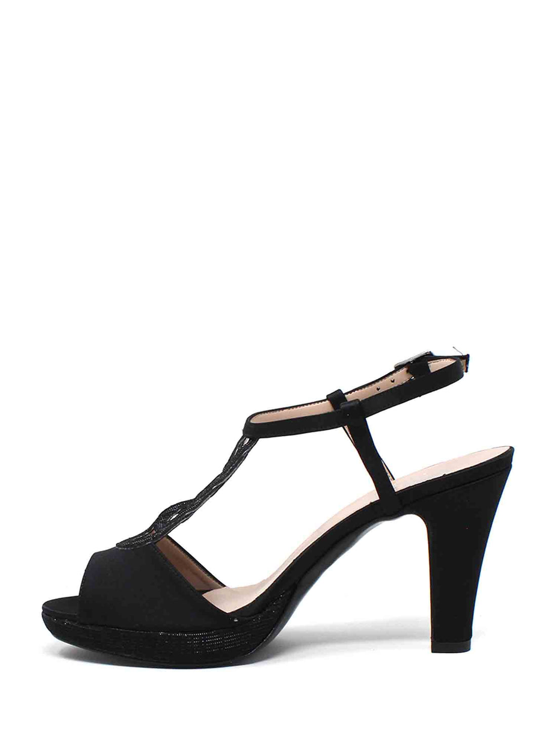 Sandali tacco Nero Grace Shoes