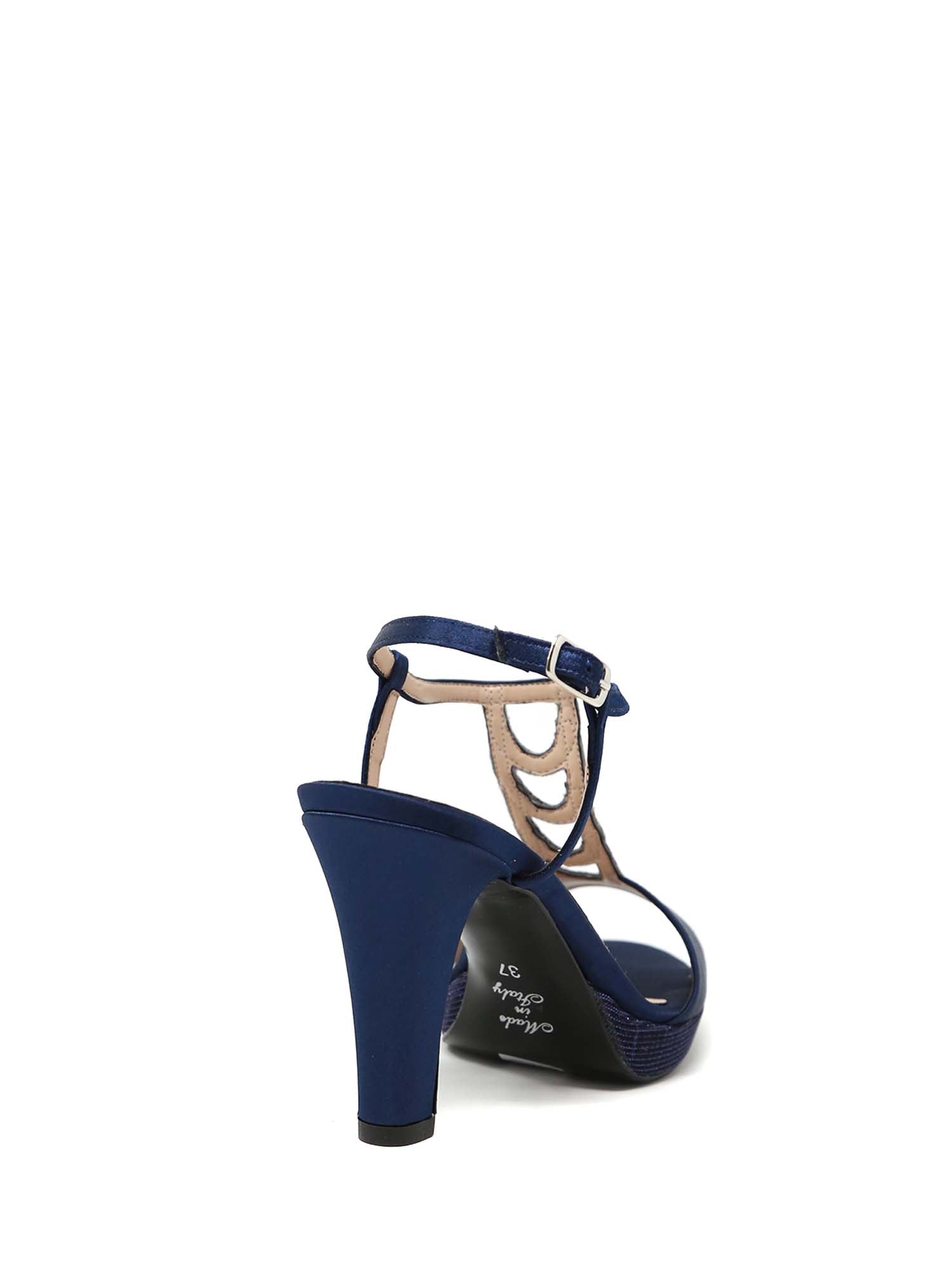 Sandali tacco Blu Grace Shoes