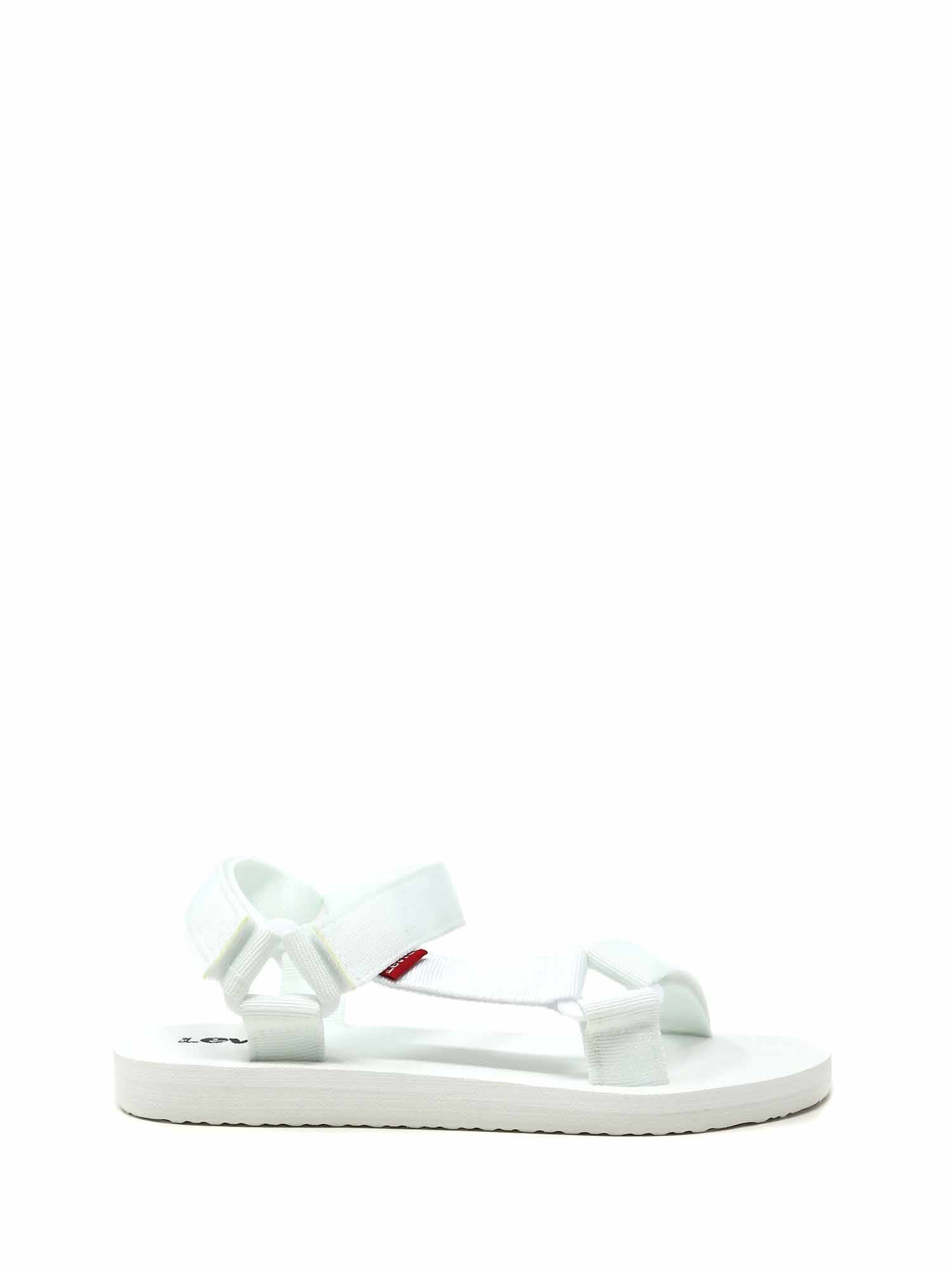 Sandali con strappi Bianco Levi's