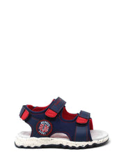 Sandali con strappi Blu Balducci