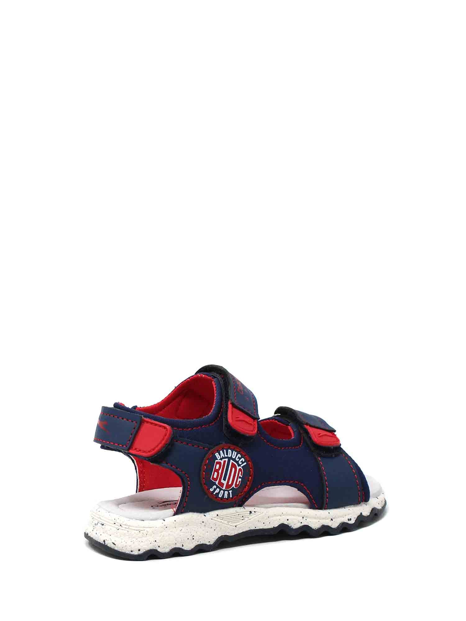 Sandali con strappi Blu Balducci