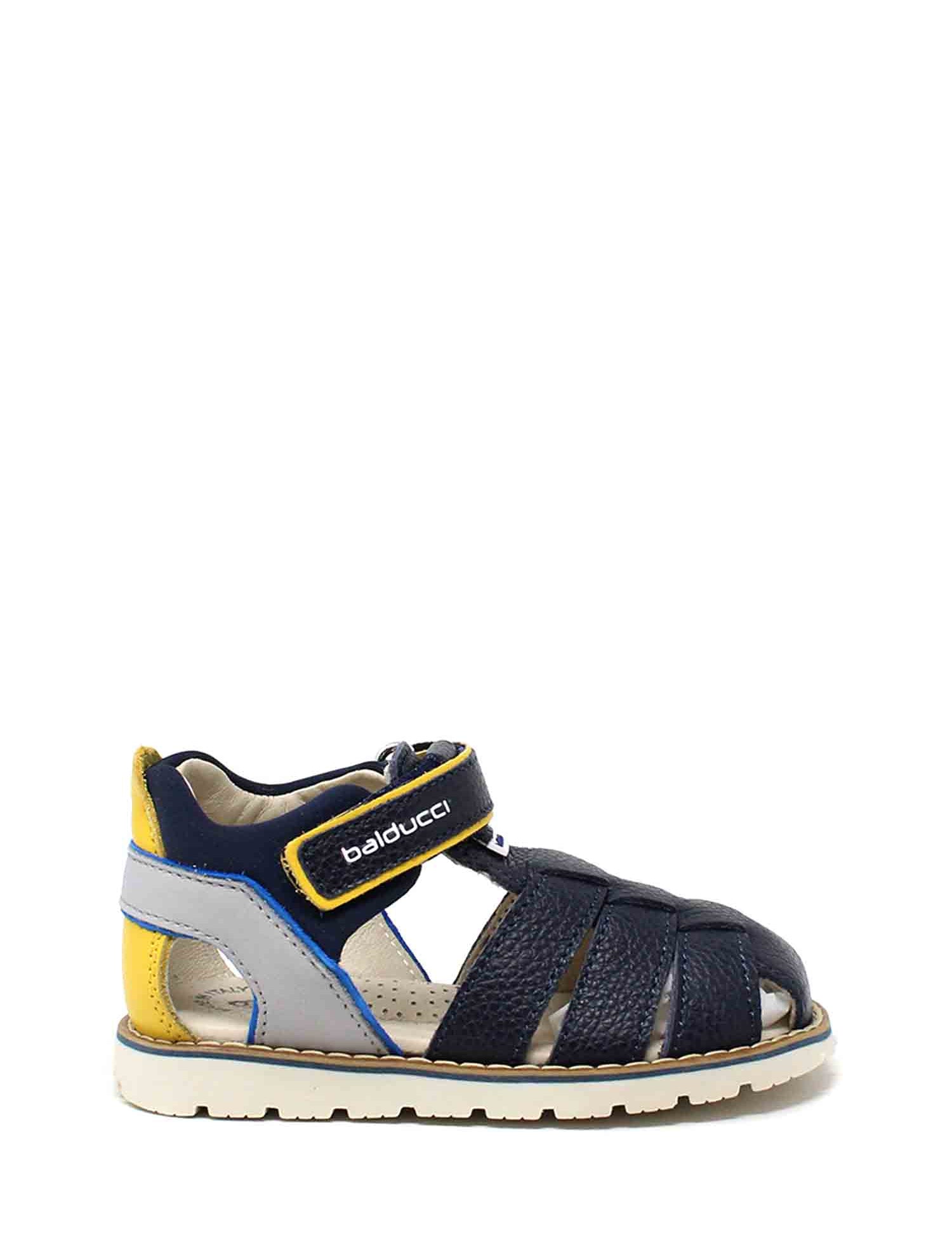 Sandali con strappi Blu Balducci