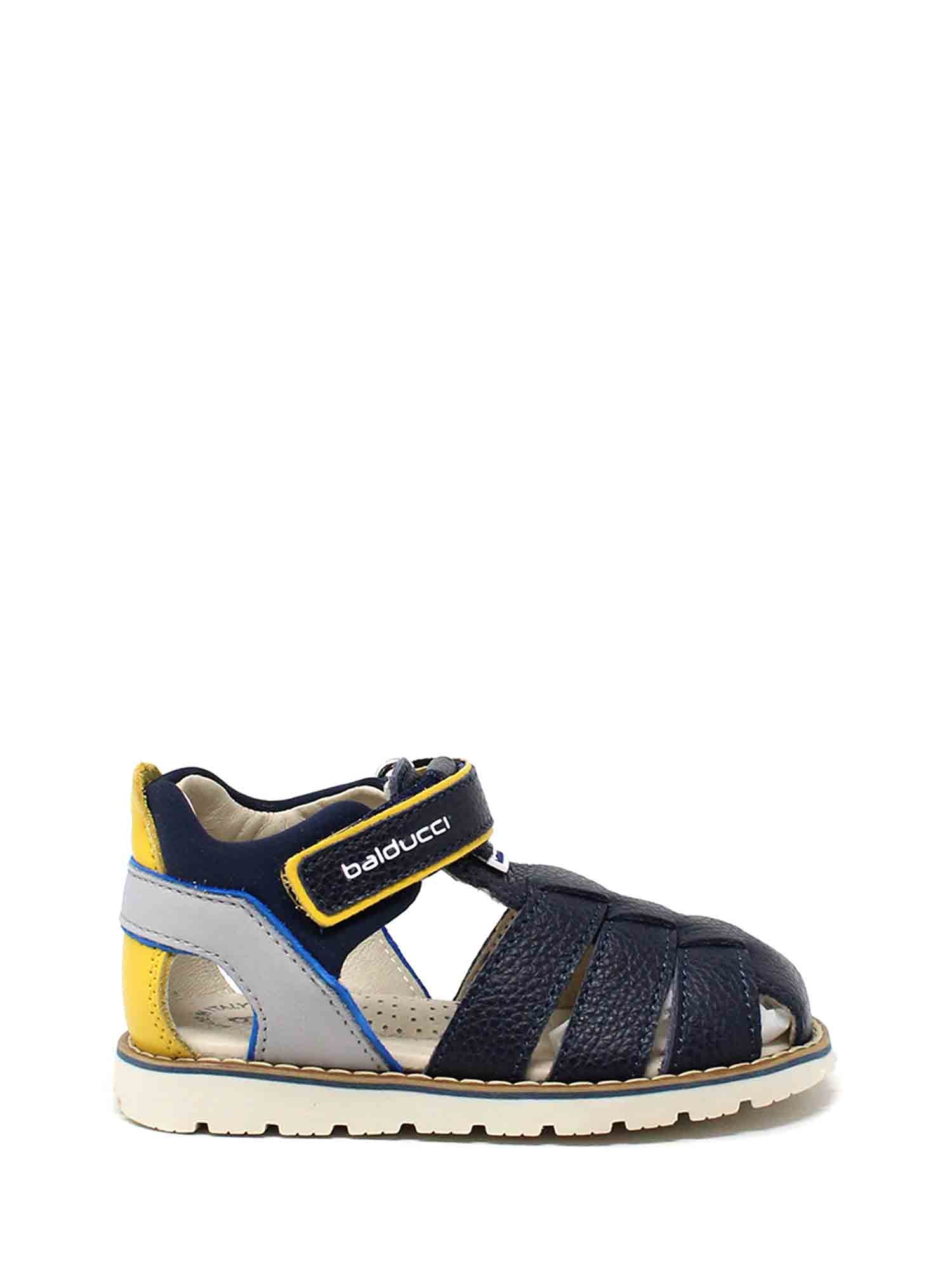 Sandali con strappi Blu Balducci