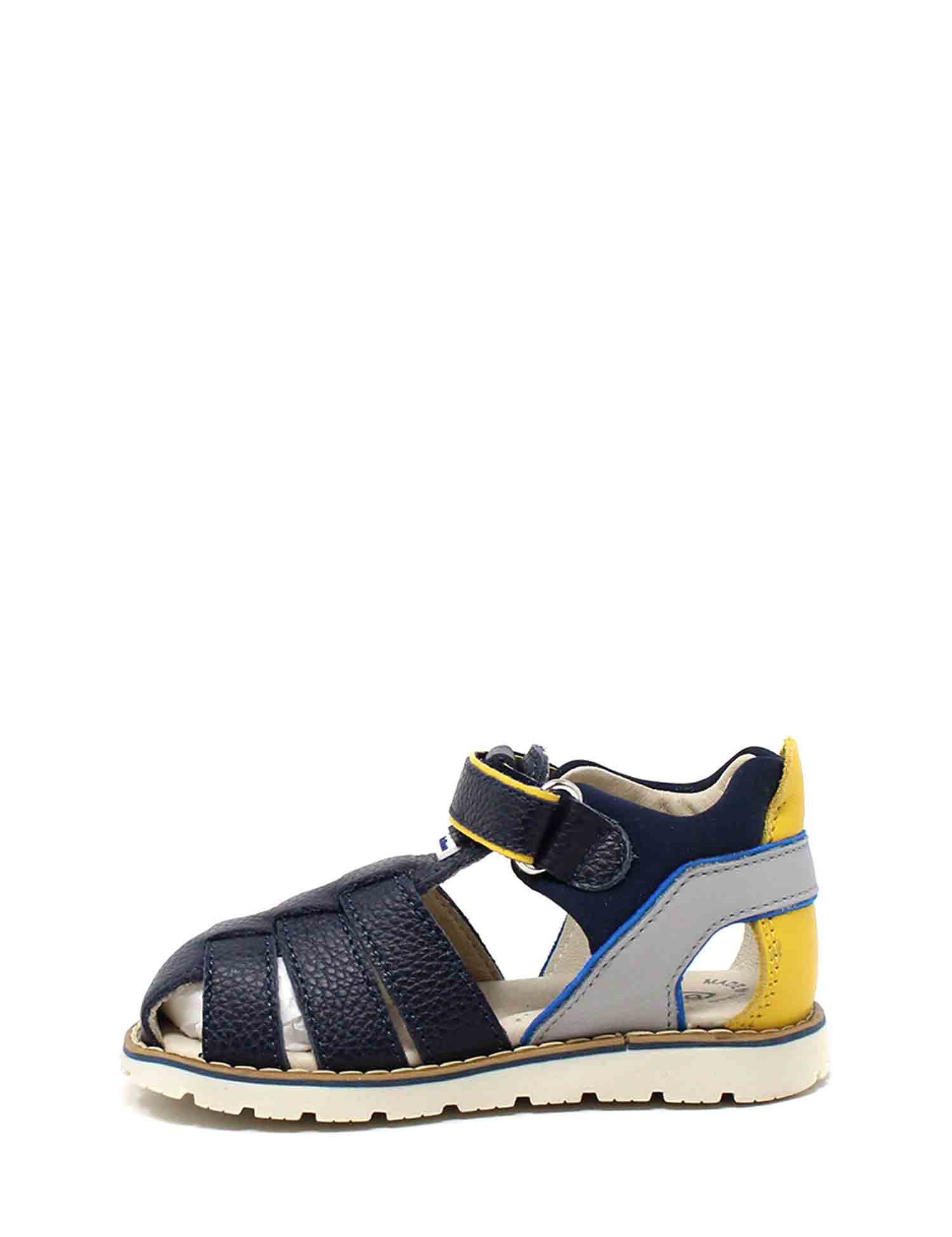 Sandali con strappi Blu Balducci