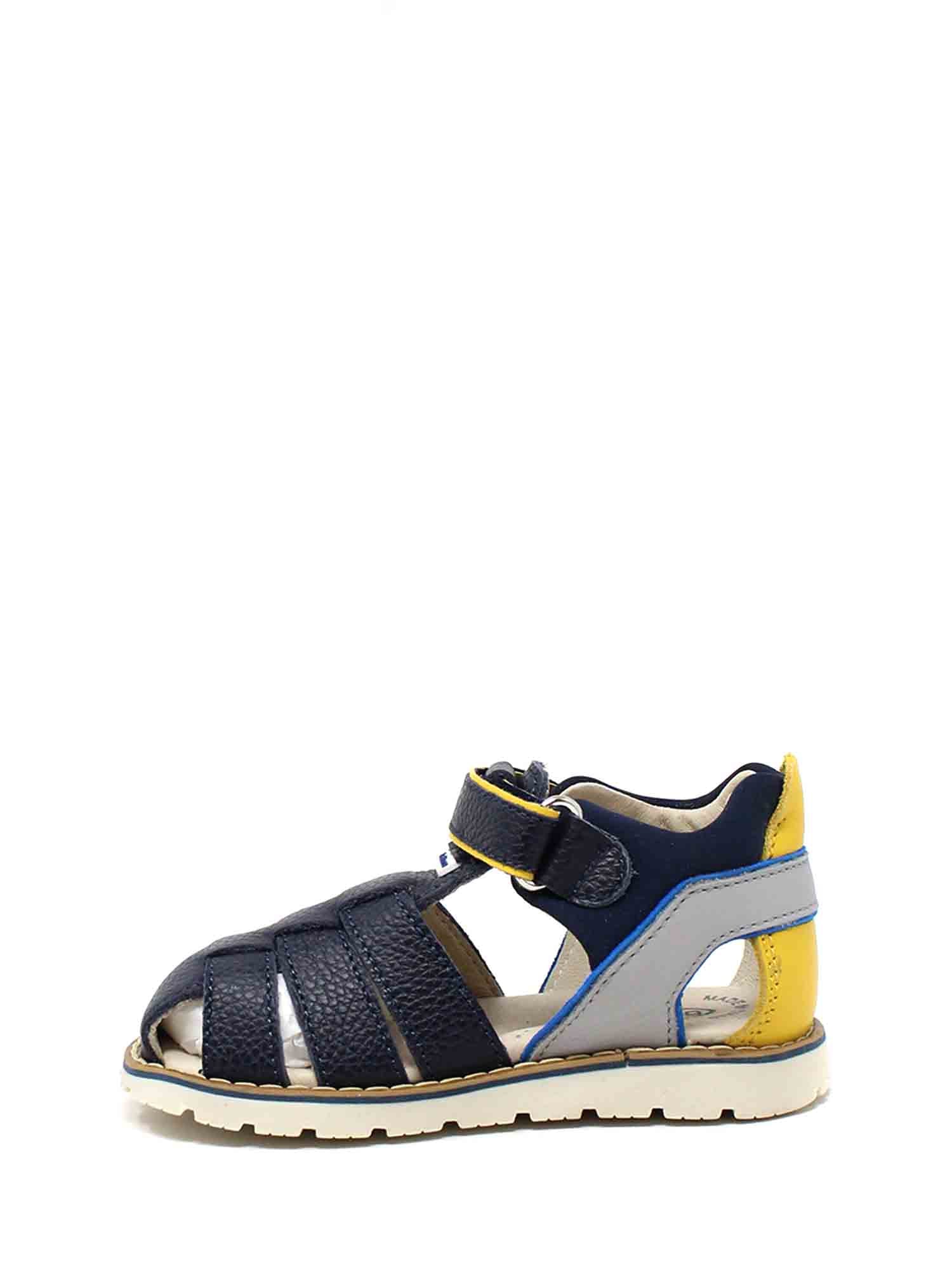 Sandali con strappi Blu Balducci