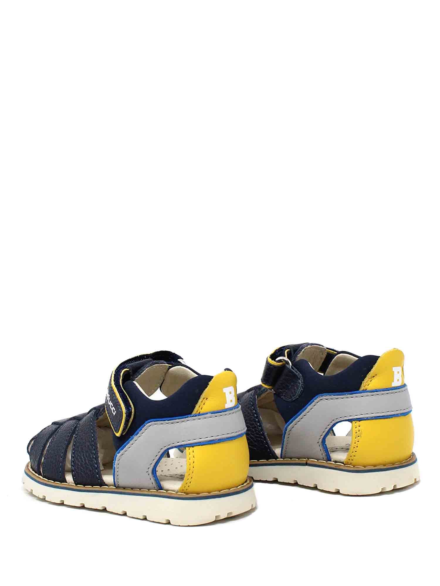 Sandali con strappi Blu Balducci