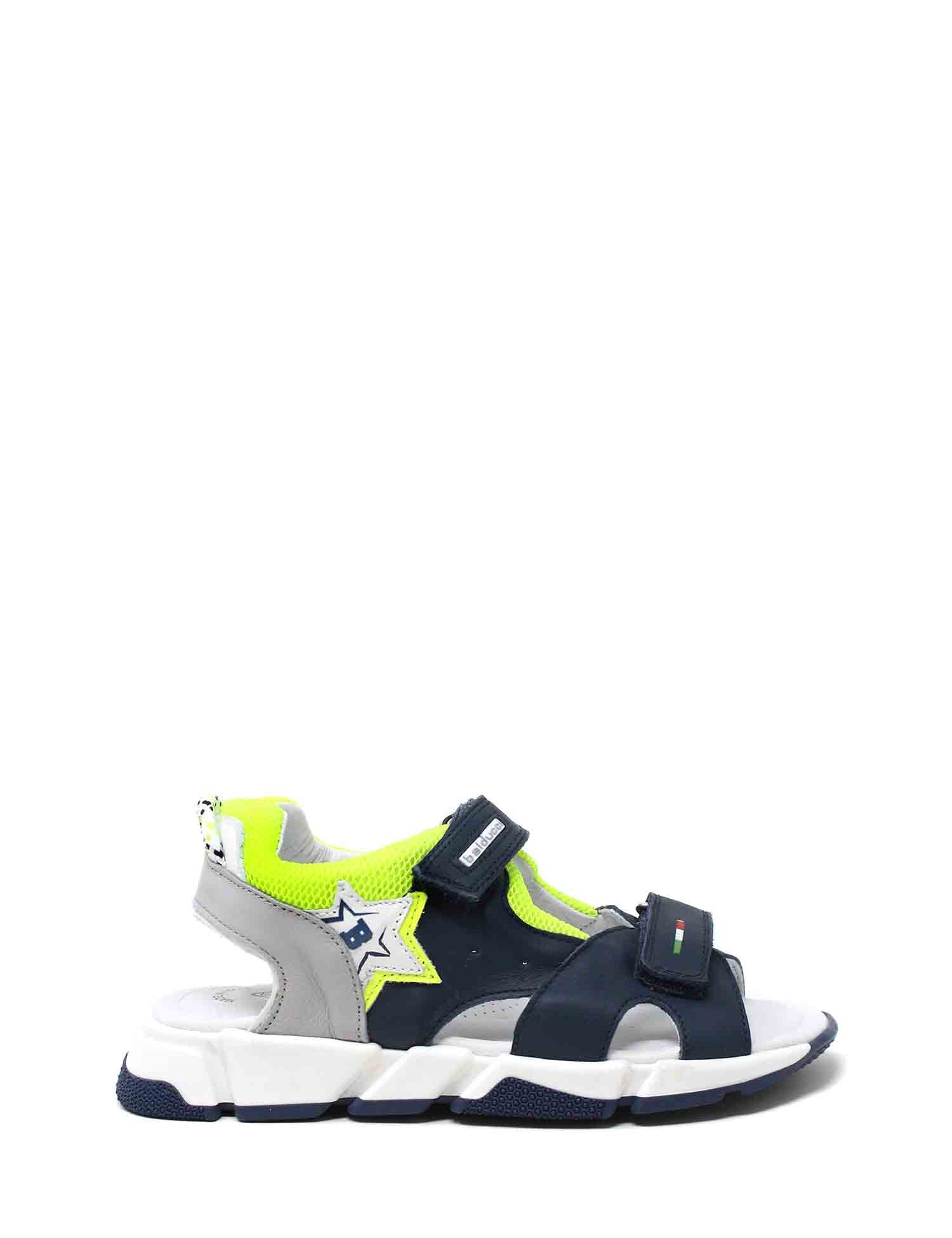 Sandali con strappi Blu Balducci