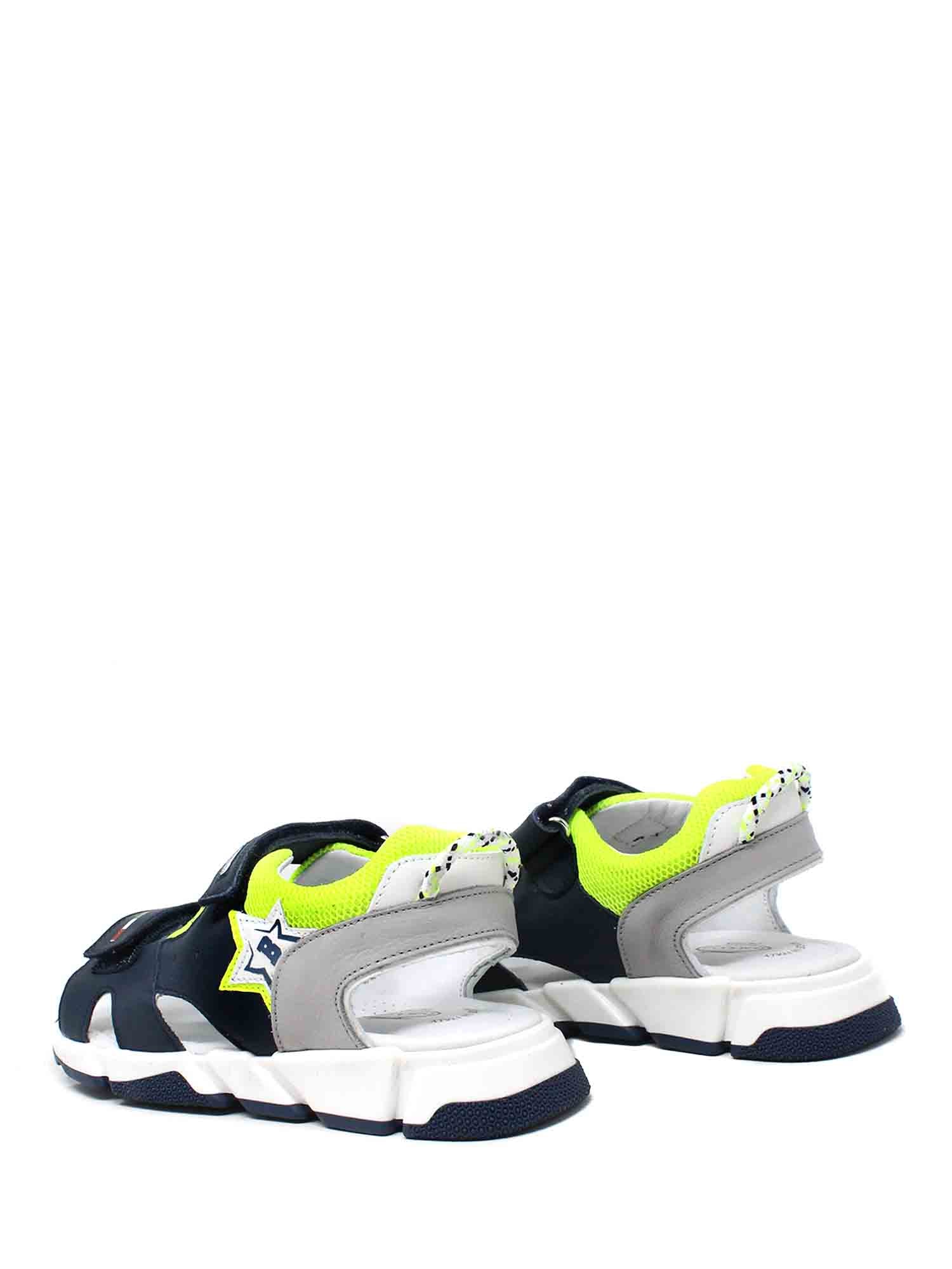 Sandali con strappi Blu Balducci