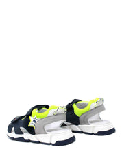 Sandali con strappi Blu Balducci