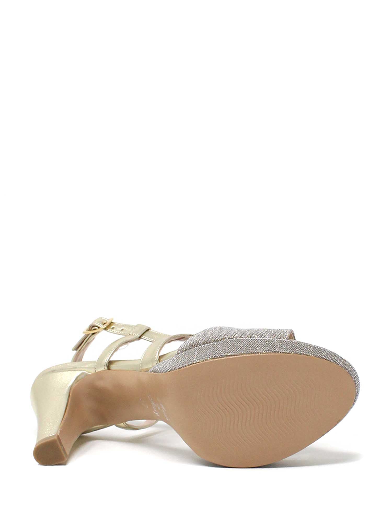 Sandali tacco Dorato Grace Shoes