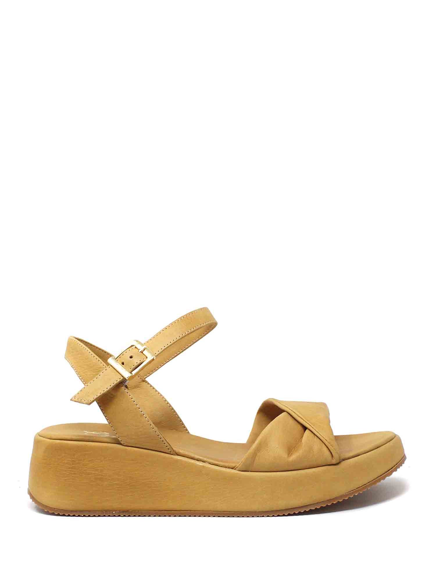 Sandali zeppa Giallo Grace Shoes