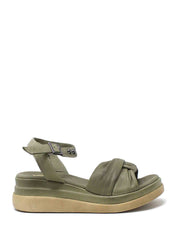 Sandali zeppa Verde Grace Shoes