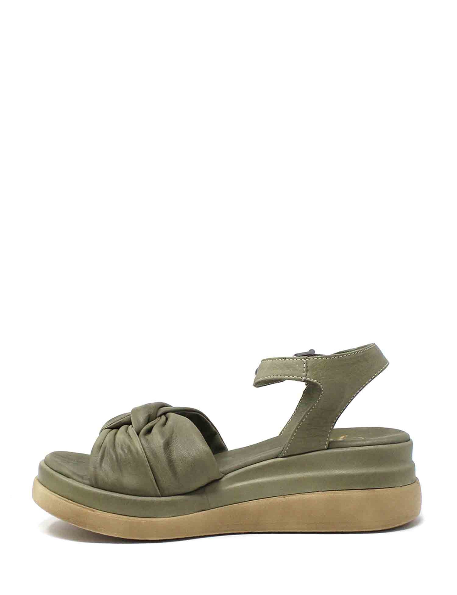 Sandali zeppa Verde Grace Shoes