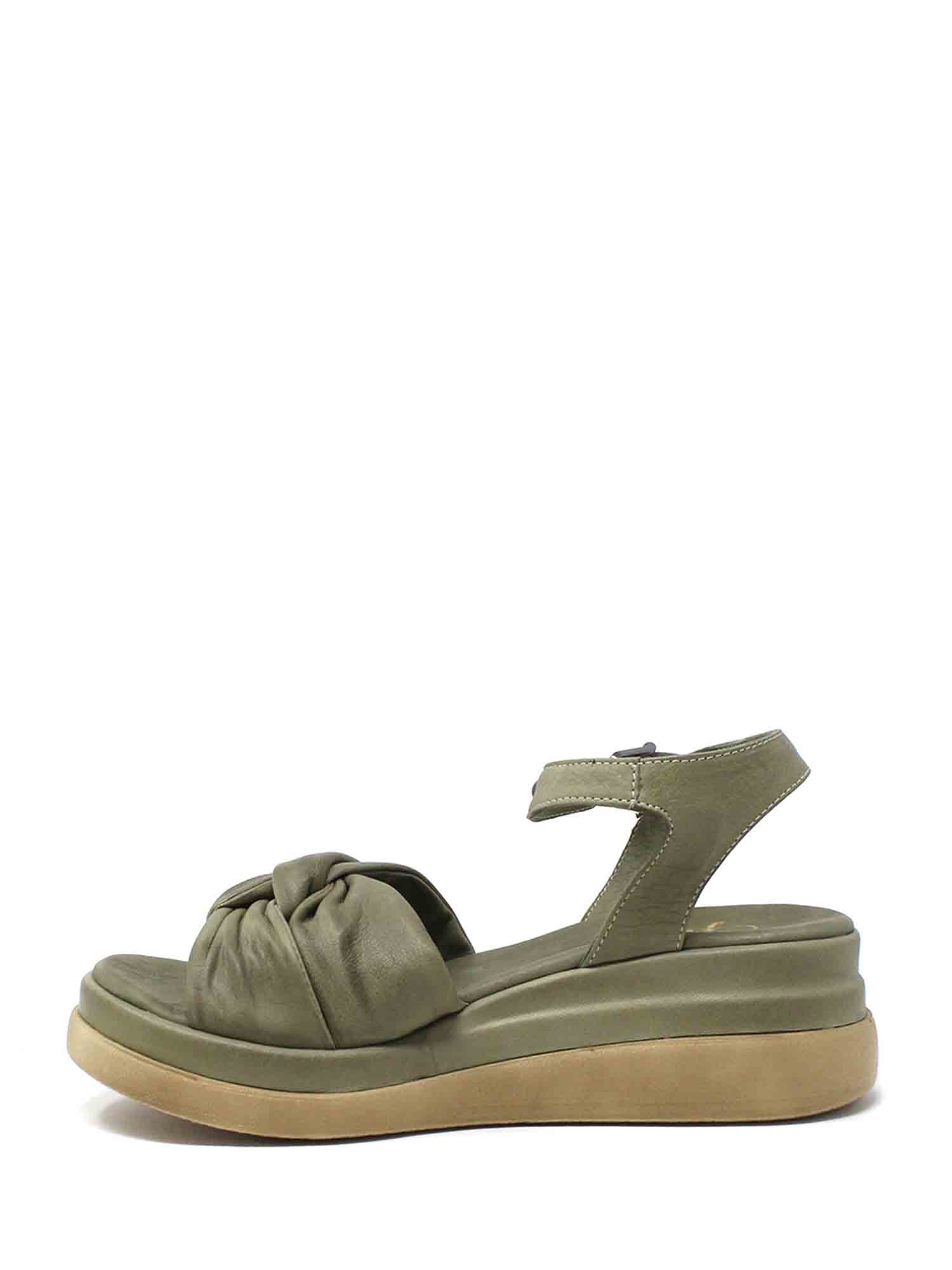 Sandali zeppa Verde Grace Shoes