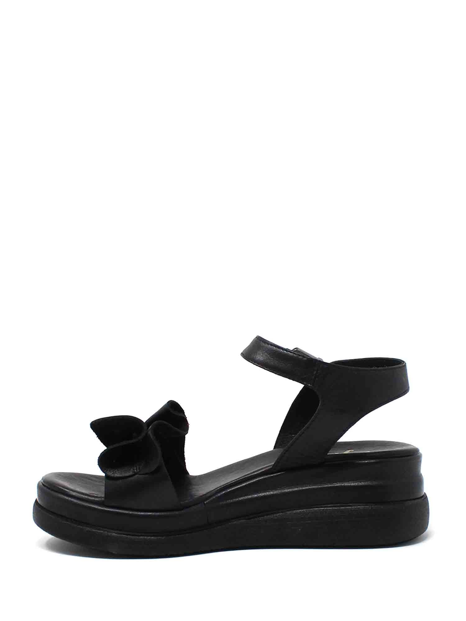 Sandali zeppa Nero Grace Shoes