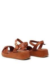 Sandali zeppa Marrone Grace Shoes