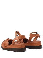 Sandali zeppa Marrone Grace Shoes