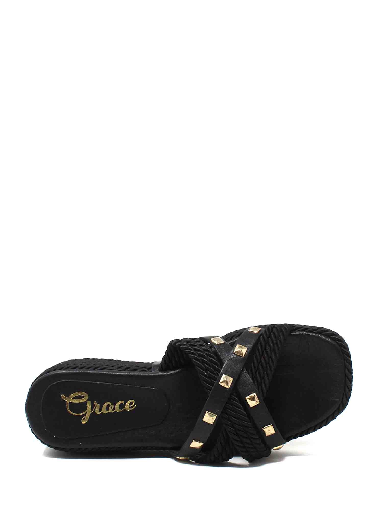 Ciabatte Nero Grace Shoes