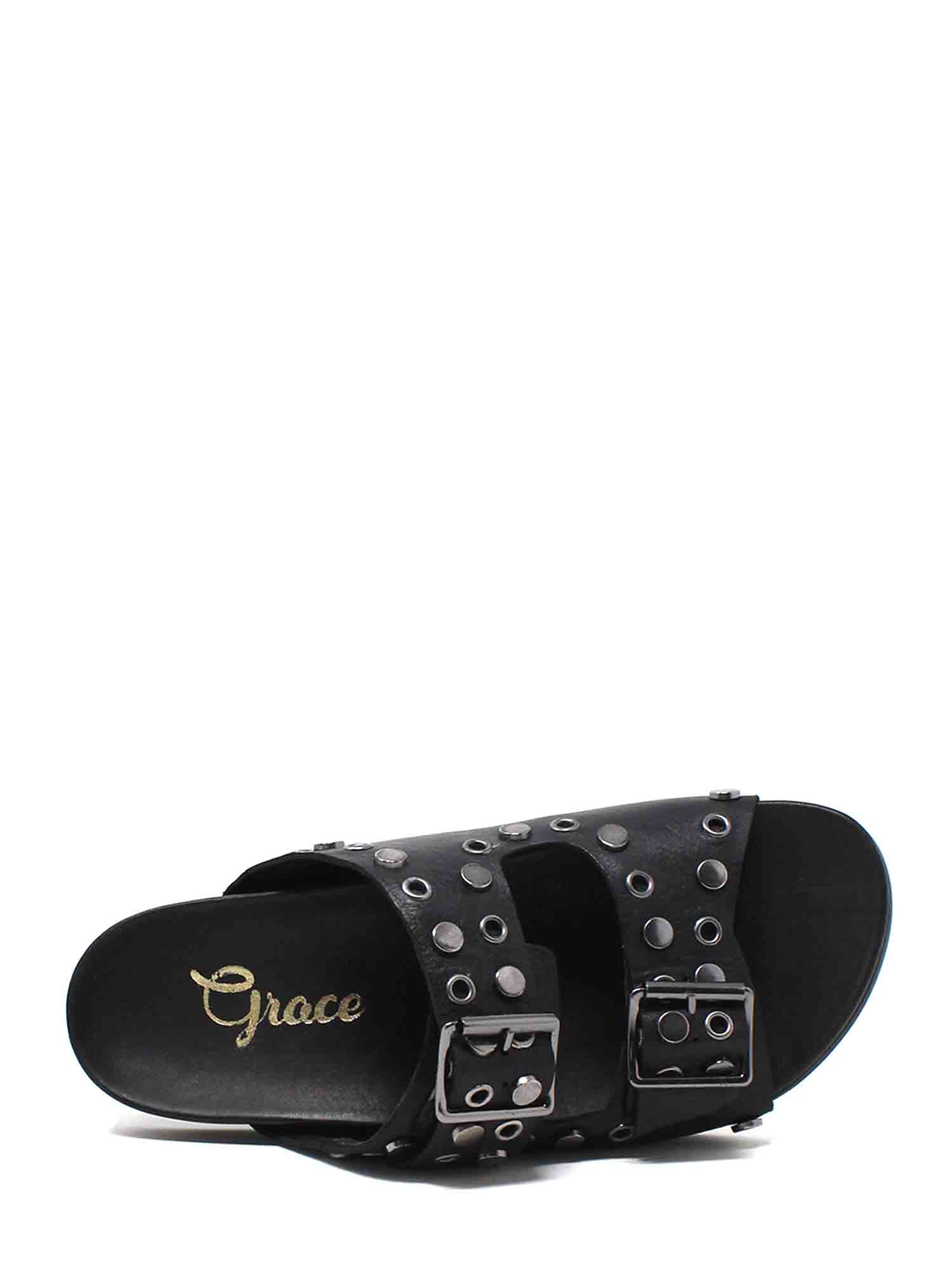 Ciabatte Nero Grace Shoes