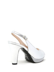 Sandali tacco Argentato Grace Shoes