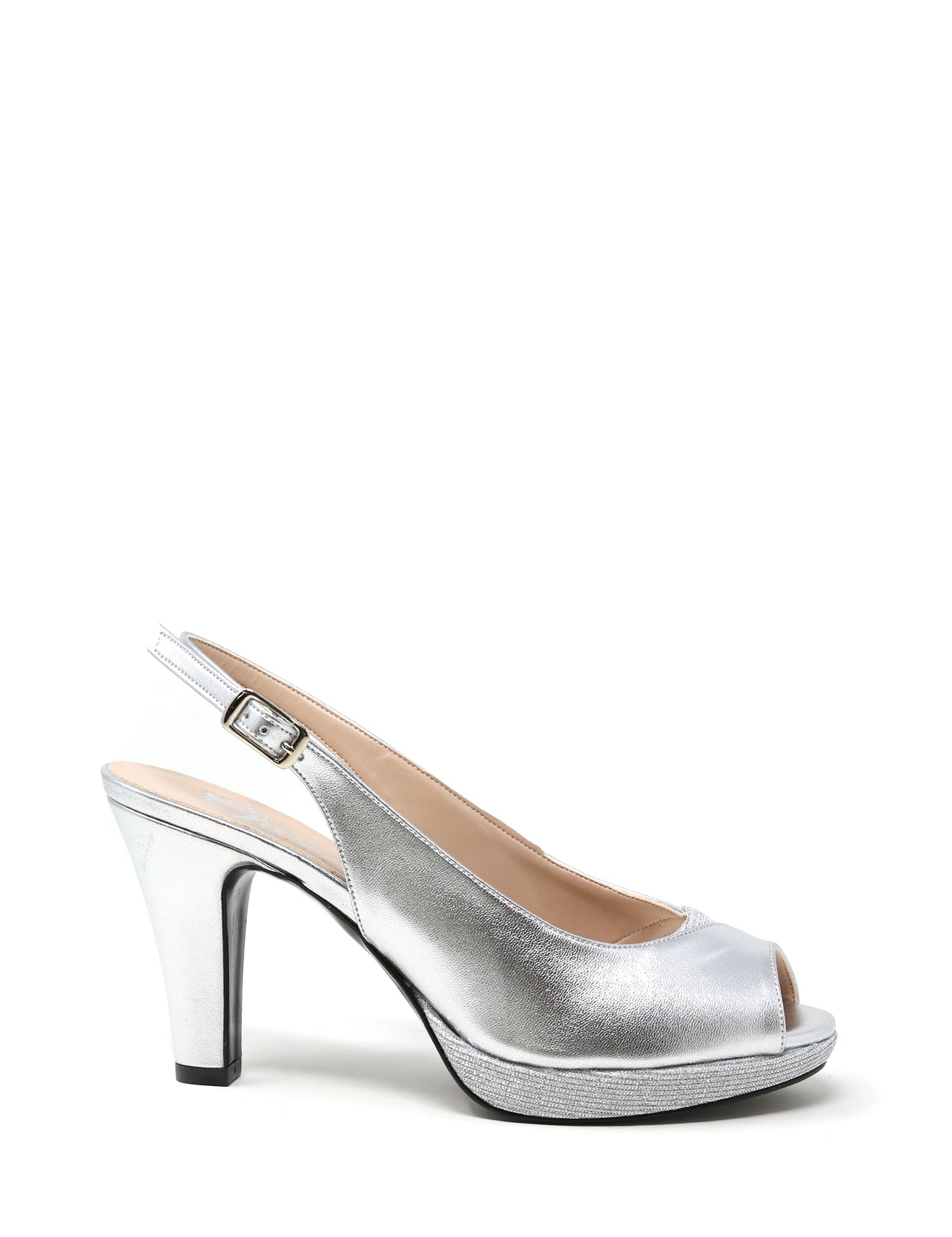 Sandali tacco Argentato Grace Shoes