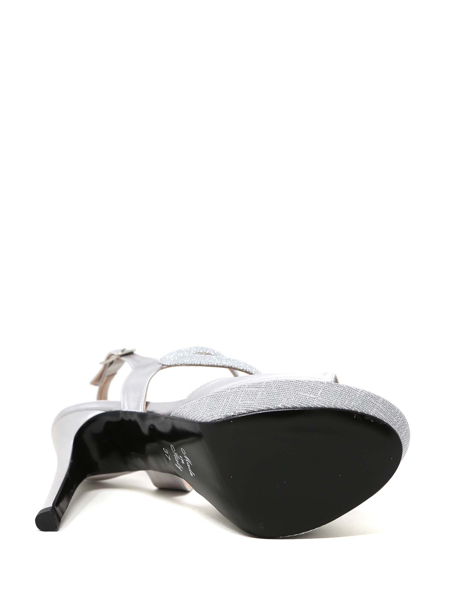 Sandali tacco Argentato Grace Shoes