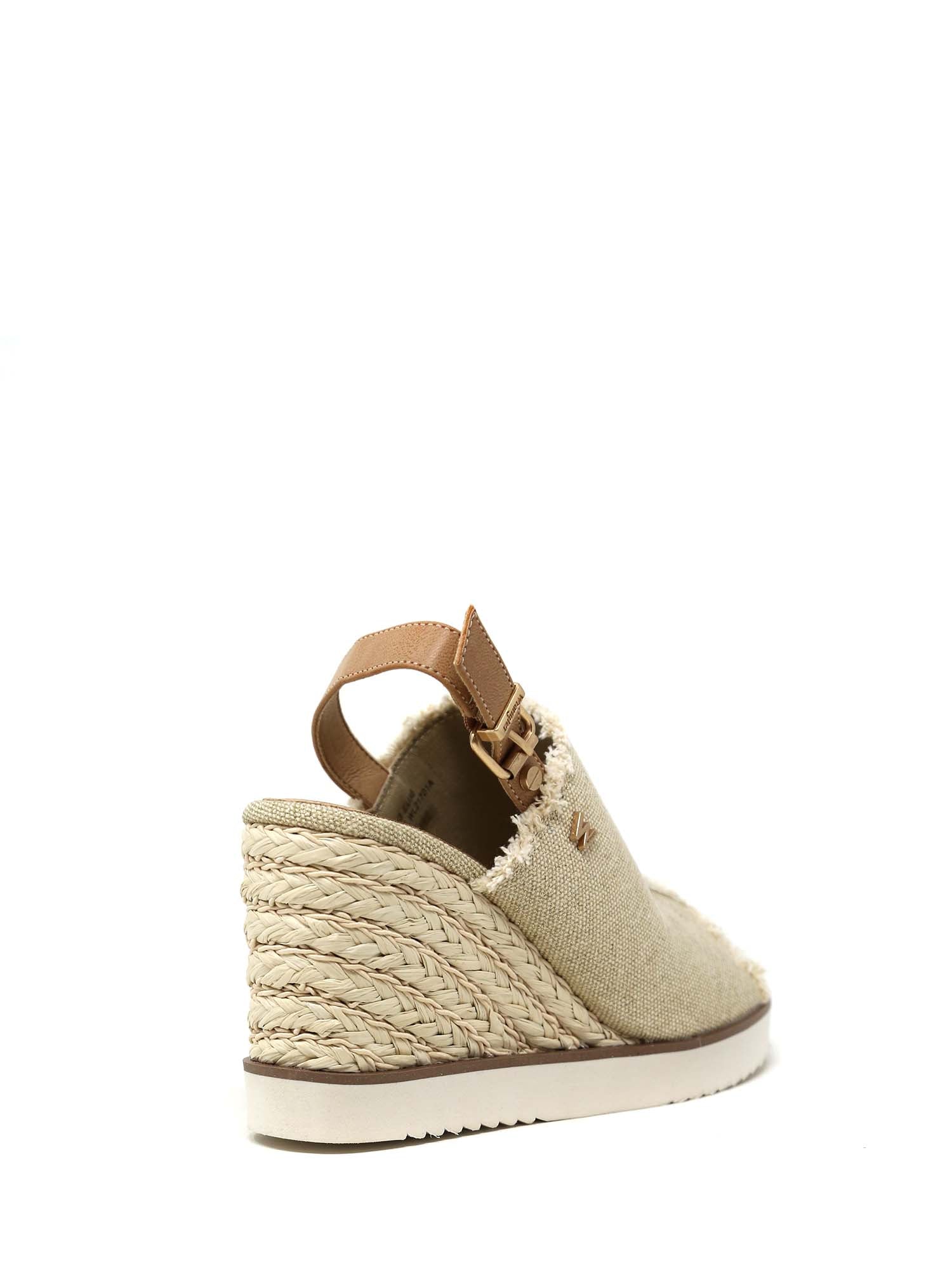 Sandali zeppa Beige Wrangler