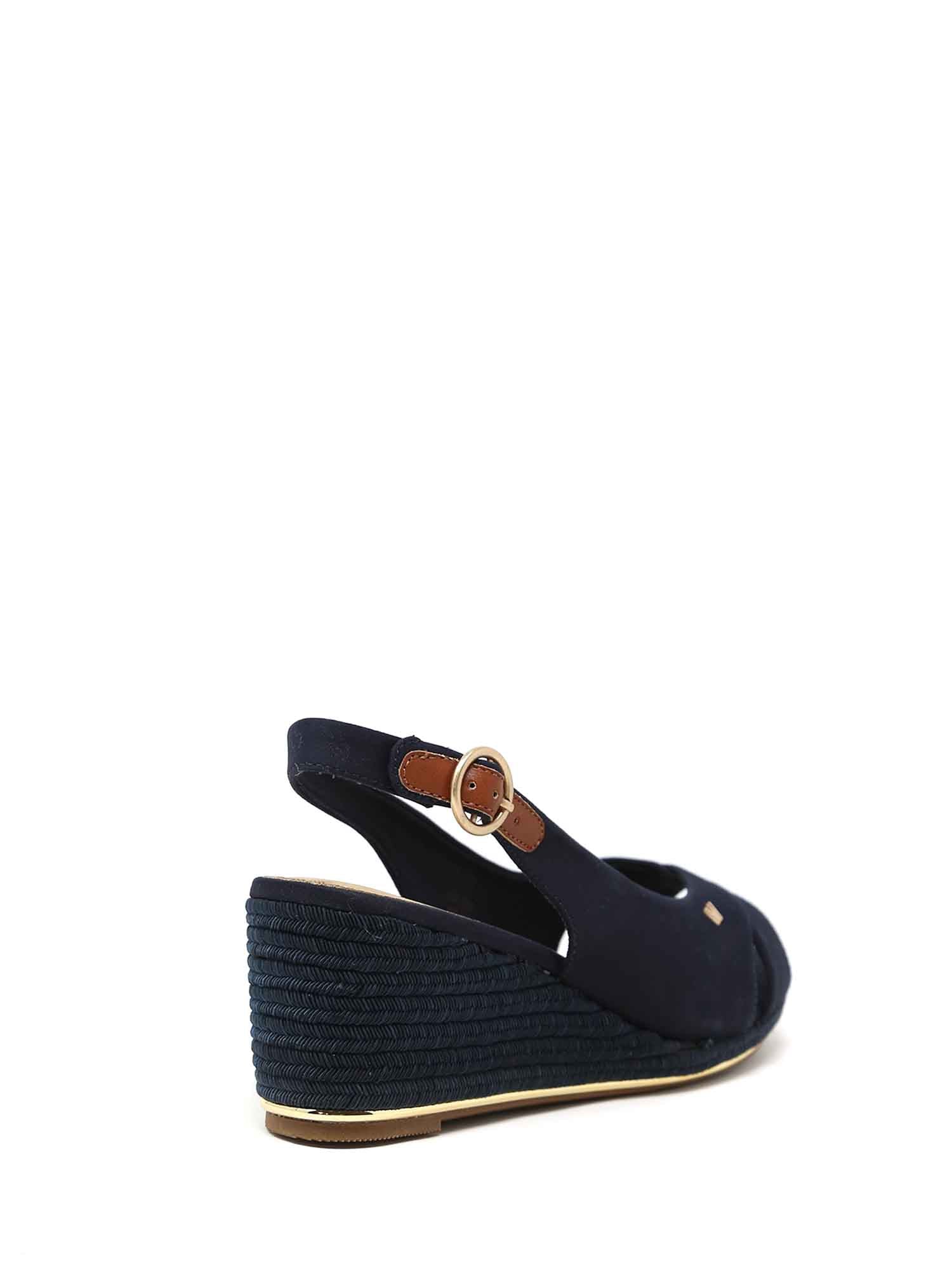 Sandali zeppa Blu Wrangler