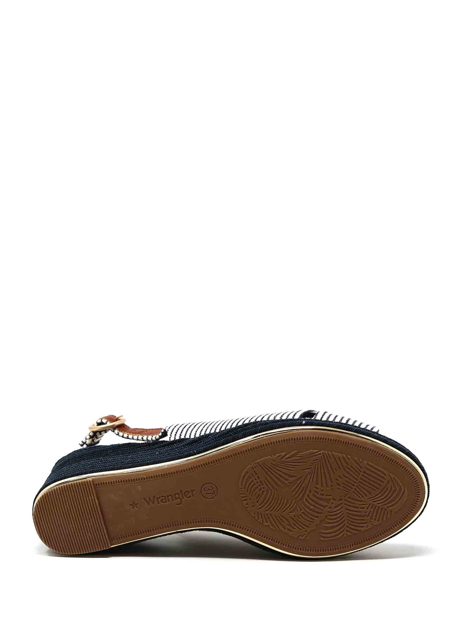 Sandali zeppa Beige Wrangler