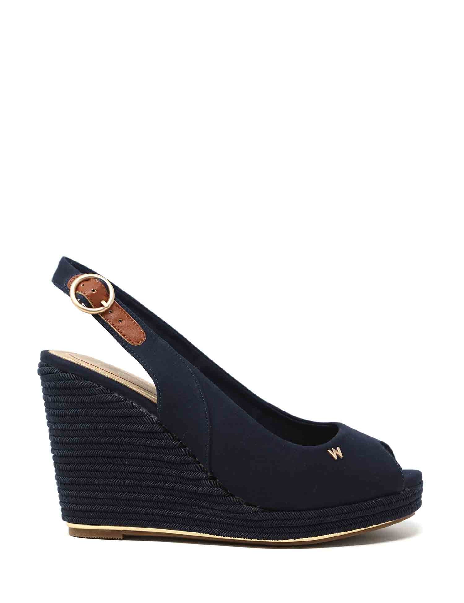 Sandali zeppa Blu Wrangler