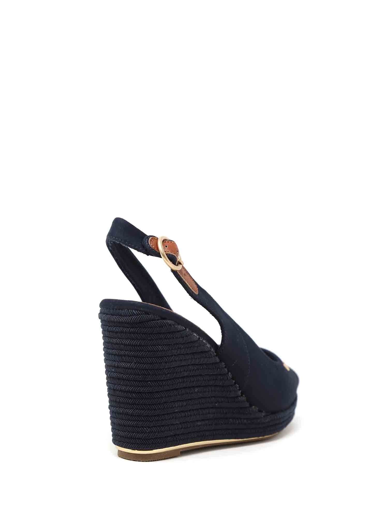 Sandali zeppa Blu Wrangler