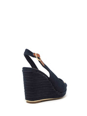 Sandali zeppa Blu Wrangler