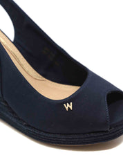 Sandali zeppa Blu Wrangler