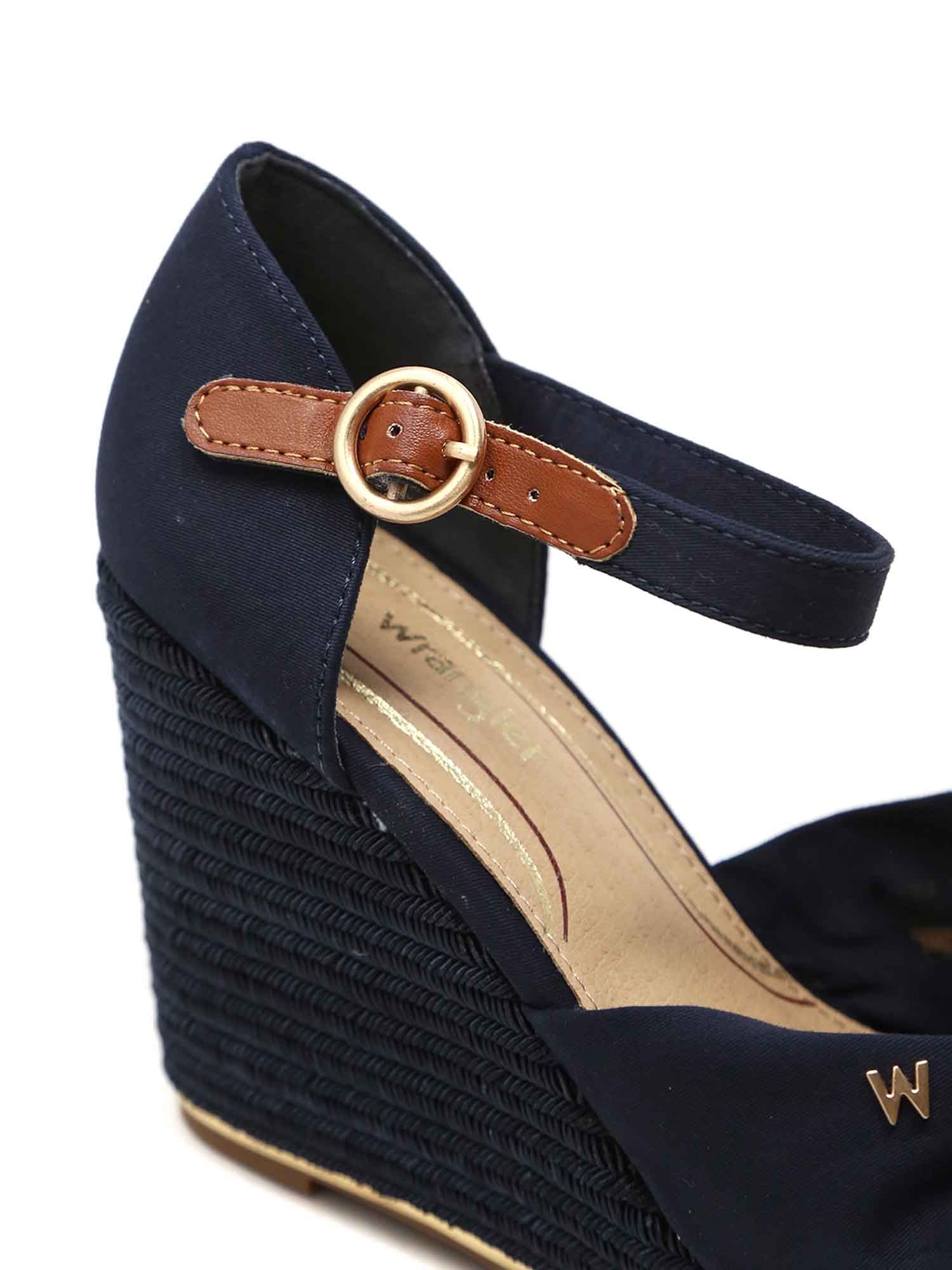 Sandali zeppa Blu Scuro Wrangler