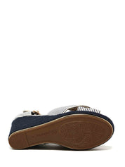 Sandali zeppa Blu Notte Wrangler