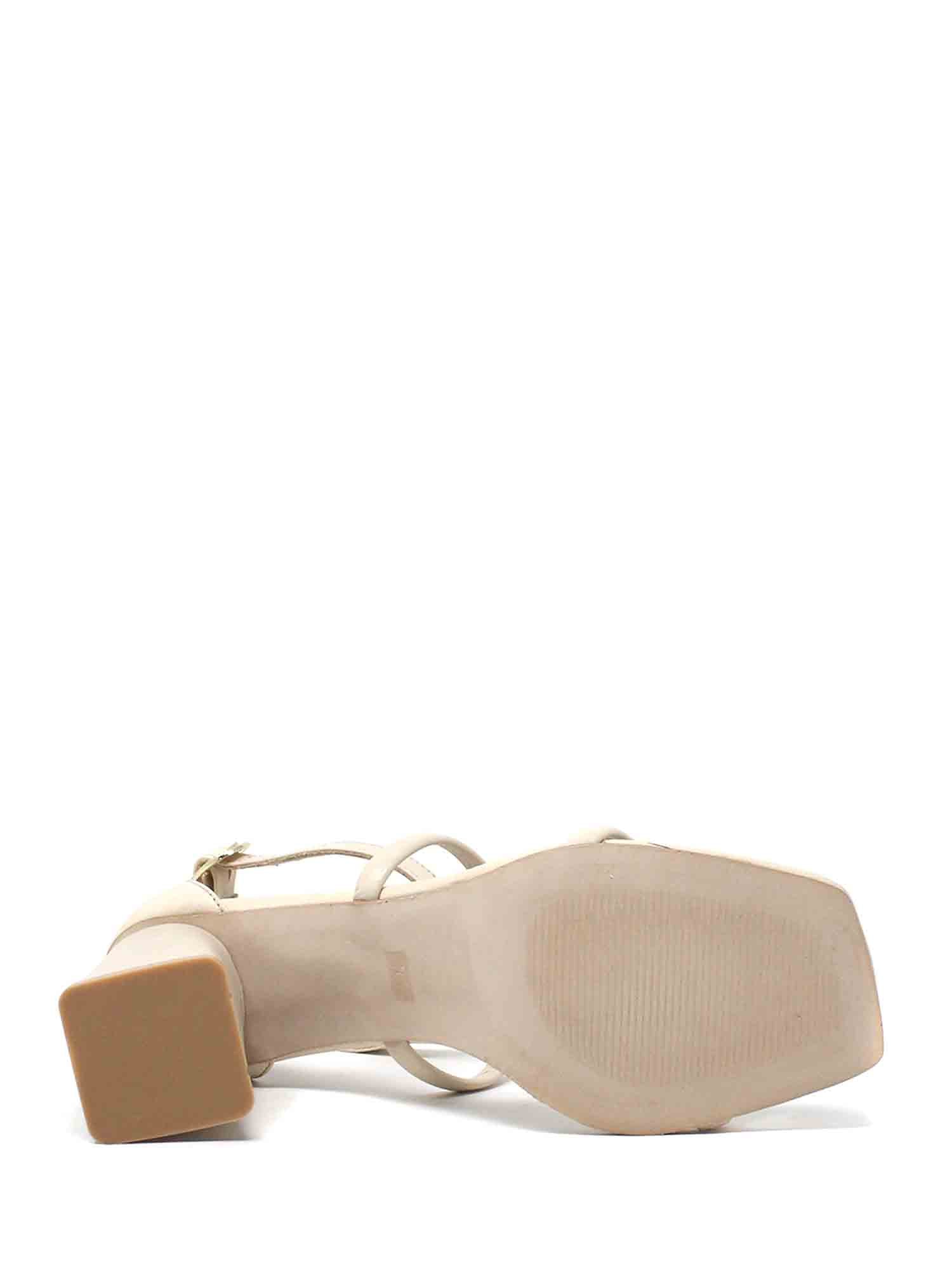 Sandali tacco Beige Grace Shoes