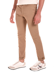 Pantaloni Beige Borgoni Milano